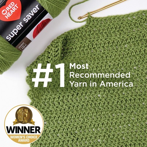 Red Heart Super Saver Yarn 3 Pack Mistletoe 3 Count - Picture 2 of 7