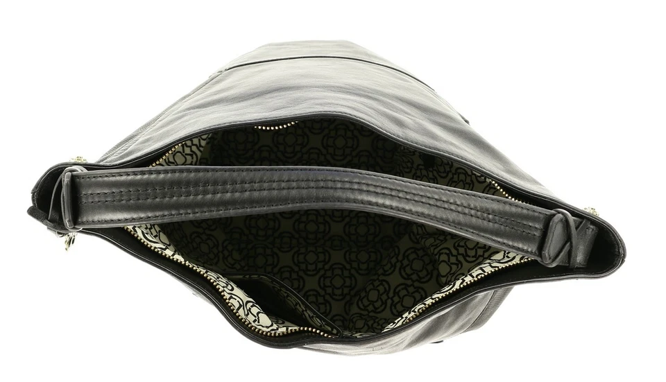 RAFE 铆钉大号皮革挎包黑色 134629 — 第 4/4 张图片