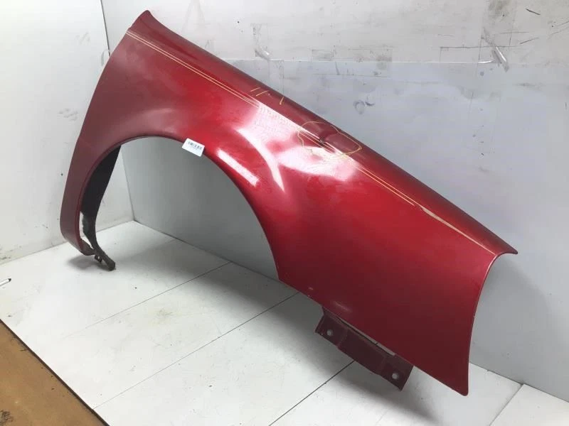 2002 CADILLAC DEVILLE FRONT RIGHT PASSENGER SIDE FENDER SHELL METALLIC RED OEM+ - Image 2 of 4