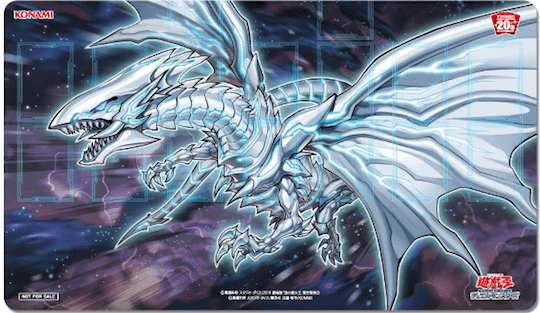 遊戯王プレイマット SAGA OF BLUE-EYES WHITE DRAGON Yu-Gi-Oh! TCG Paper Playmat Saga Of Blue Eye White Dragon