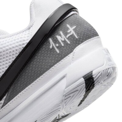 Nike Ja Morant 1 White Black Scratch 2.0 Panda Shoes FQ4796-101