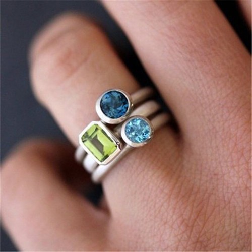 Size 5-11 Jewelry Elegant Cubic Zirconia Women Wedding Ring Ring - Bild 21 von 32