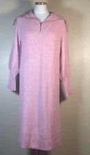 J Crew Dress Small Pink Knit Supersoft Yarn Half Zip Sweater Dress Midi NWT NEW