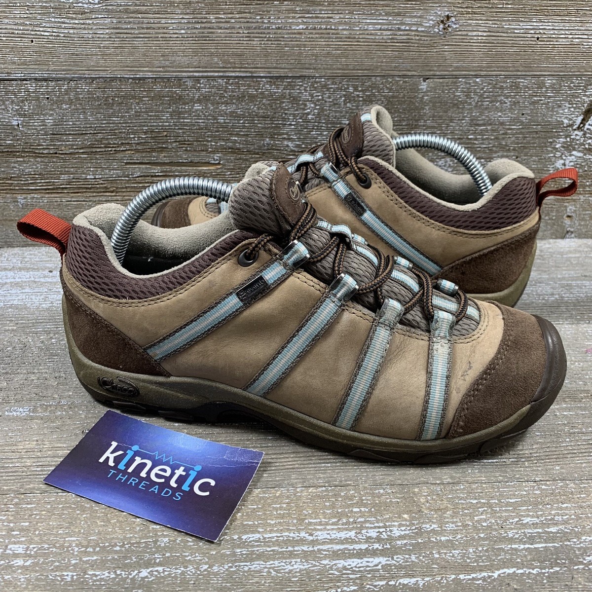 Chaco Canyonland Low eVent Womens Sz Shoes Brown Leather Hiking NOT FOR  RESALE