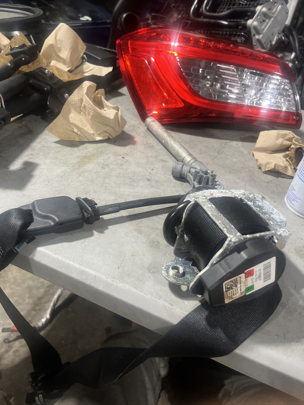 Maserati Ghibli 2014-2021 FRONT+RIGHT Seat belt P/N 627069500