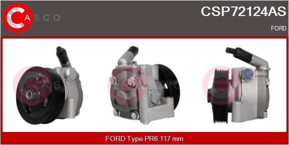 Pompe de direction assistée haute pression pour Ford S-Max 2.0 Flexifuel - 2