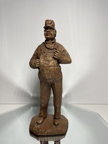1977 signed Fred Curtis sculpture, “Yesterdays Americans" - Picture 2 of 8