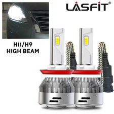 LASFIT H11 H9 H8 LED Headlights High Beam Bulb Conversion Kit 6000K Bright White