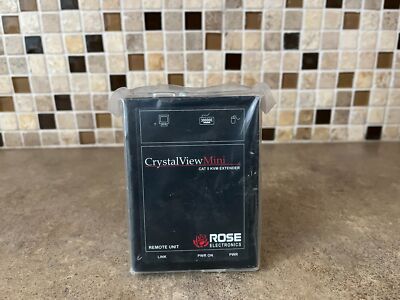 ROSE ELECTRONICS CRV-MR/AUD CRYSTAL VIEW MINI CAT 5 KVM EXTENDER. J5-9