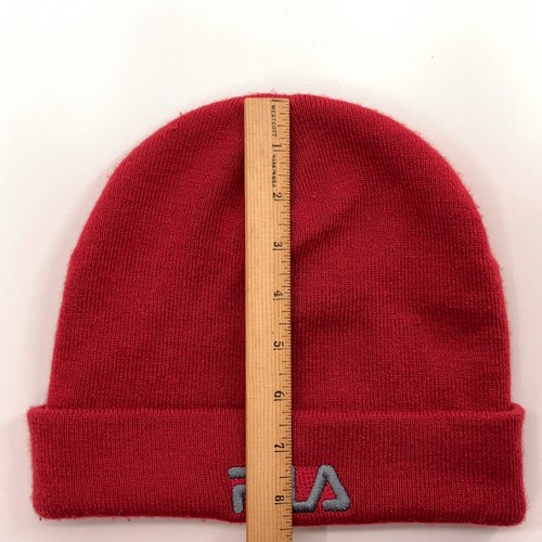 Fila red winter cuff hat - Picture 8 of 8