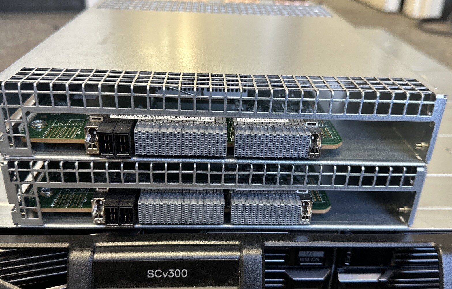Set Of 2 Dell SCv300 12G-SAS-4 12Gb SAS EMM Enclosure Management Module ...