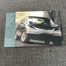 1996 Lincoln Continental Sedan Advertisement 1996 Lincoln Continental Sedan Advertisement