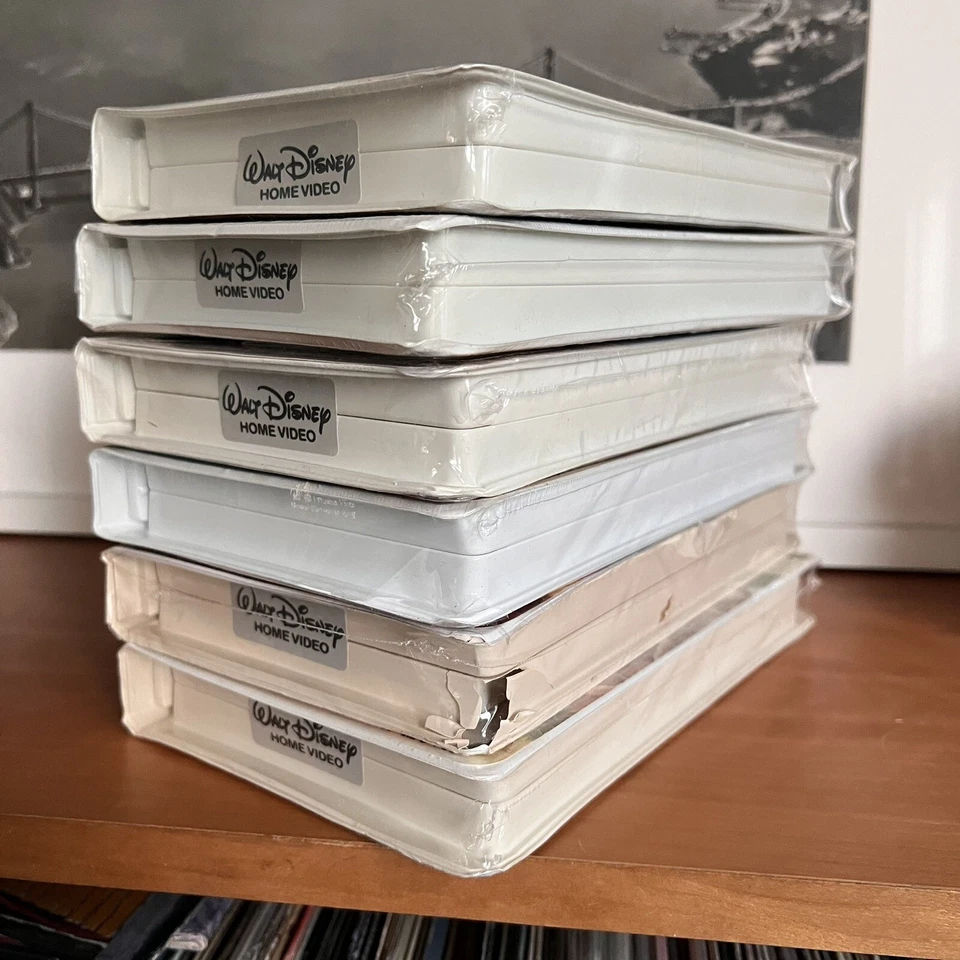 Lot of 6 MASTERPIECE Collection Walt Disney VHS SEALED UNOPENED Tape Aladdin - Image 4 of 4