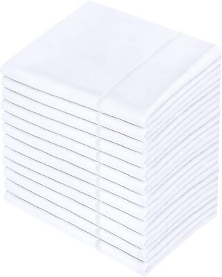 Pillowcases 12 Pack King ,Queen Pillowcase Set Microfiber Fabric Utopia Bedding