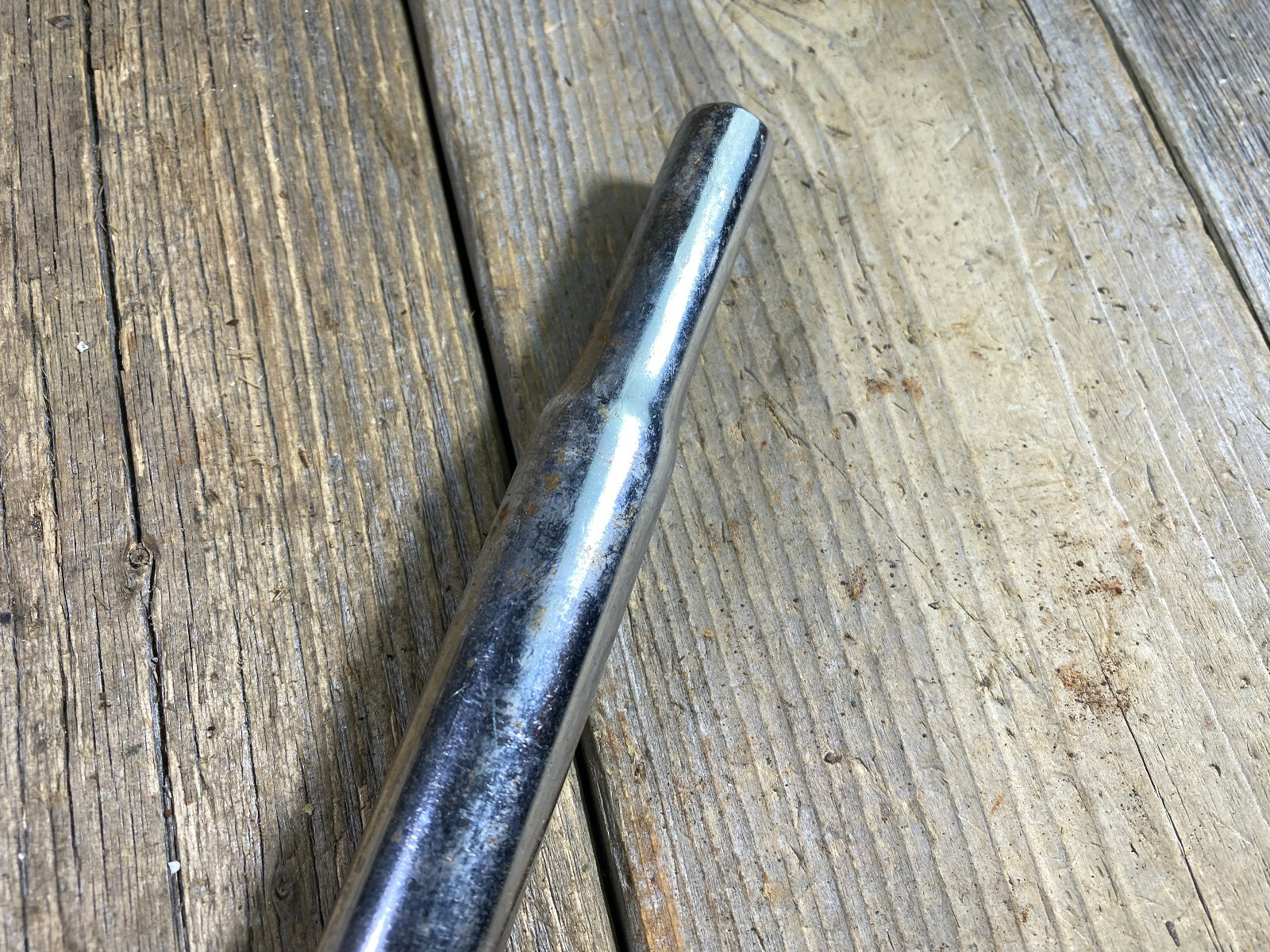 VINTAGE ANTIQUE BIKE BICYCLE SEATPOST STRAIGHT SEAT POST USED RUSTED eBay