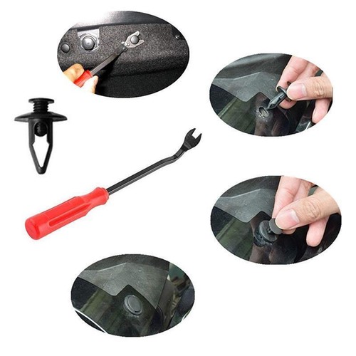 500Pcs Car Retainer Auto Fasteners Push Trim Plastic Clips Pin Rivet Bumper Kit - Picture 10 of 13