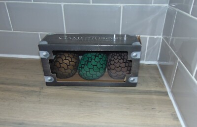 Game of Thrones 2014 HBO - Plüsch Drachen Ei Box Set Convention Exclusive 71/2000