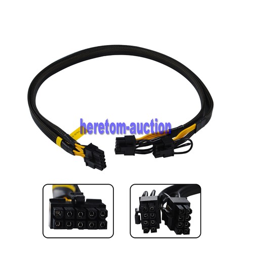 10pin to 8+8pin Power Connector Cable for DELL Precision 5820 T5820 and GPU 63cm - Zdjęcie 1 z 22