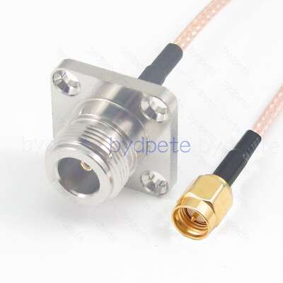 N-type Maschio Spina A Sma F Femmina Pannello Con Flangia Jack - Foto 12