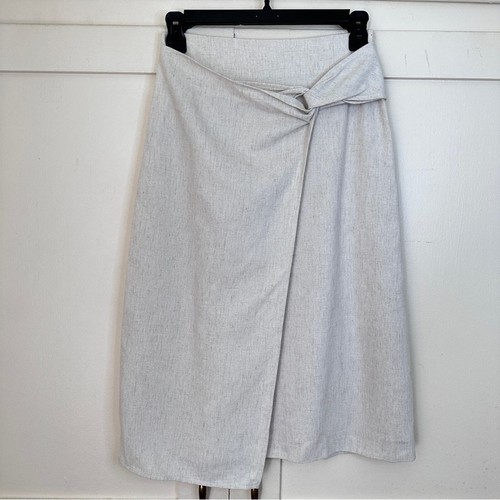 The Reset Label R Label Oatmeal Skirt XS