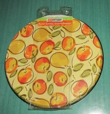 Set of 4 RANGE KLEEN ELECTRIC BURNER COVERS - 2 Lg & 2 Sm. - FRUIT Motif - NIP