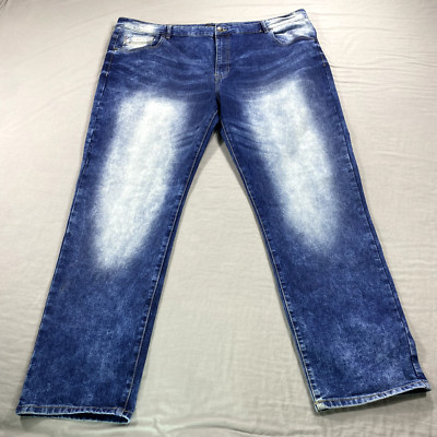 Southpole Jeans Mens 48x32 Stretch Straight Street Hip Hop Skater Distressed