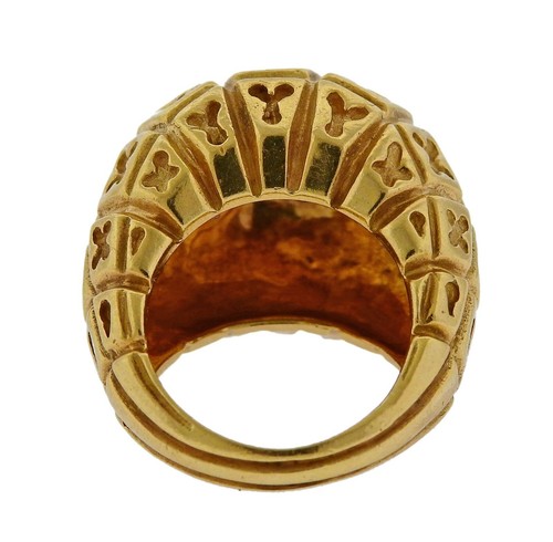 Van Cleef & Arpels Gold Dome Ring - Picture 3 of 6
