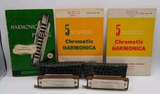 HOHNER Chromonica 10 Hole 260C 260 HARMONICA Germany Case Vintage Song Books