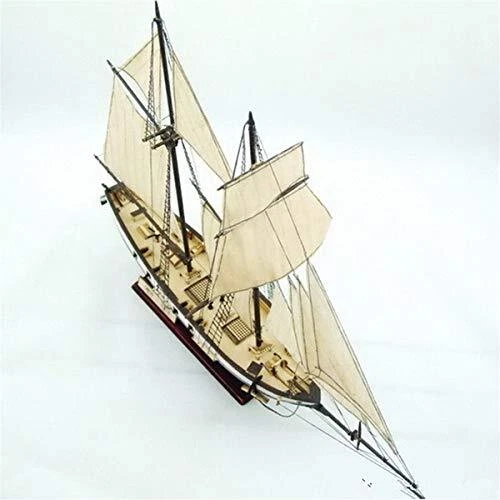 Holzschiff Modelle DIY Schiffsmodell Kit Schiffbausatz Segelschiff Modellbausatz - Bild 2 von 4