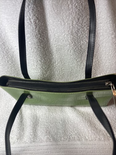 Beijo purse handbag Green w/ silver accents and black Preowned - Picture 14 of 18
