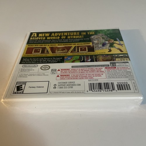 The Legend of Zelda: A Link Between Worlds (Nintendo 3DS, 2018) - New Sealed - Picture 2 of 6