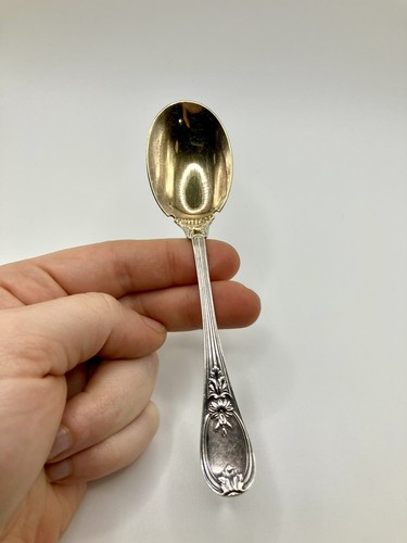 Christofle Silver Plated Gold Plated 5 Inch Spoon French Silverware