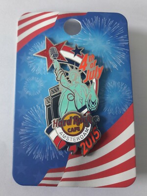 Hard Rock Cafe Amsterdam 4th of July 2015 Pin