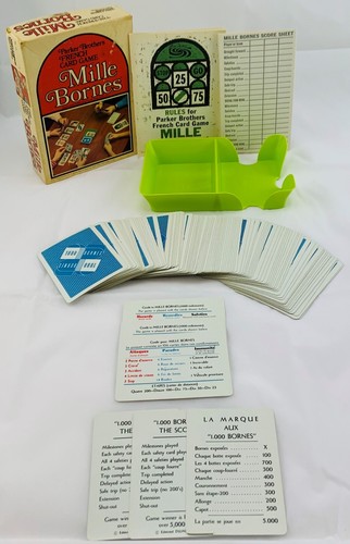 1971 Mille Bornes Card Game Complete in Very Good Condition FREE SHIPPING - 第 1/7 張圖片