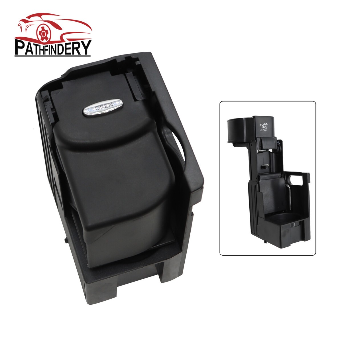 Front Retractable Cup Holder For Mercedes Benz W211 E320 E350 03