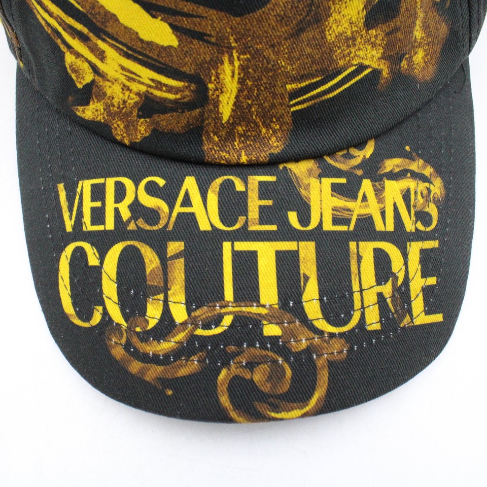 Versace Jeans Couture Watercolor Couture Print Logo Baseball Cap in