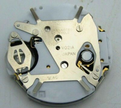 NOS Morioka Torei V021A Quartz Japan Watch Movement Multifunction