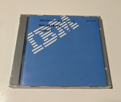 IBM Database 2 Version 2 Softcopy Library Release 3  CD-Rom  Brand New!