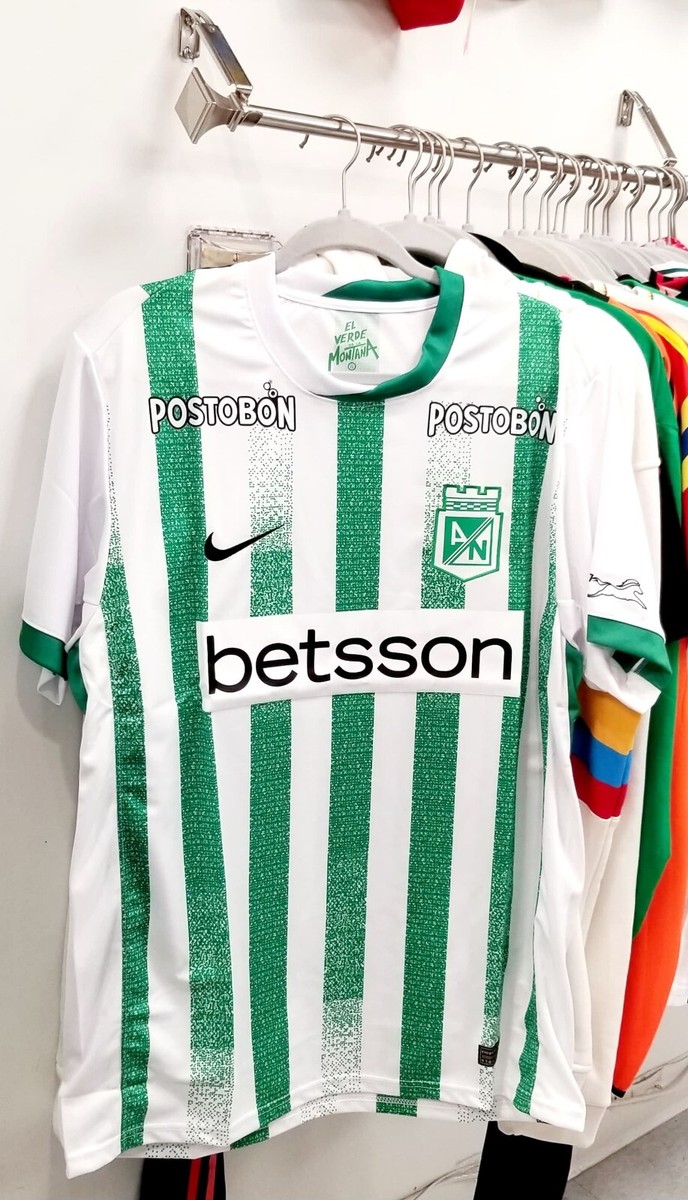 CAMISETA DEPORTIVA ATLETICO NACIONAL AÑO 2025 REPLICA SOCCER JERSEY
