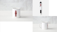 MUG TINTIN - STATUETTE ARUMBAYA L'OREILLE CASSE + Stylo