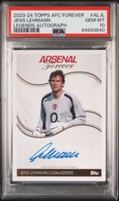 JENS LEHMANN 2023-24 Topps Arsenal FC Forever Legends Auto PSA 10 GEM *gb
