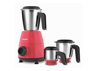 Philips HL7505/02 500-Watt Mixer Grinder with 3 Jars Red 10 DAY EXPRESS DELIVERY