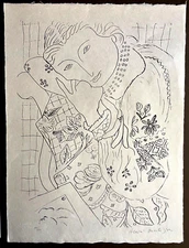 Henri-Matisse Lithograph COA Hand Signed Numbered in Pencil Collection