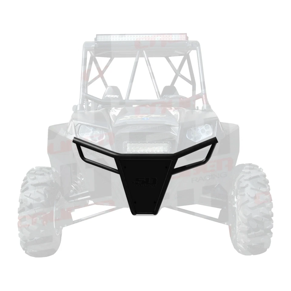 Parachoques delantero y placa de deslizamiento Polaris RZR con pestañas LED 570 800 XP900 panel negro Foto 2 de 4