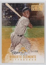 2017 Diamond Kings Variation Artist's Proof Gold 57/99 Roberto Clemente HOF 0l2
