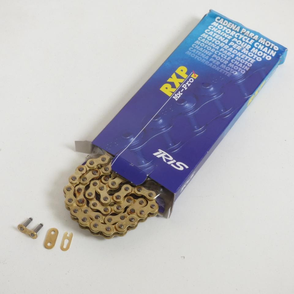 Chaîne Iris pour Peugeot XP6 50 résout les sauts de chaîne moto 1997-2003