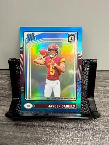 2024 Optic Jayden Daniels Aqua /299 RC Prizm Washington Commanders
