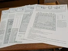 Rare Pocketbook Needlework Mary Beale mail-out charts # 2-5-12-13-14 1989-1992