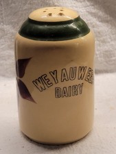 Weyauwega Dairy Weyauwega Wisconsin Nice Watt Pottery Star Flower Advertising  