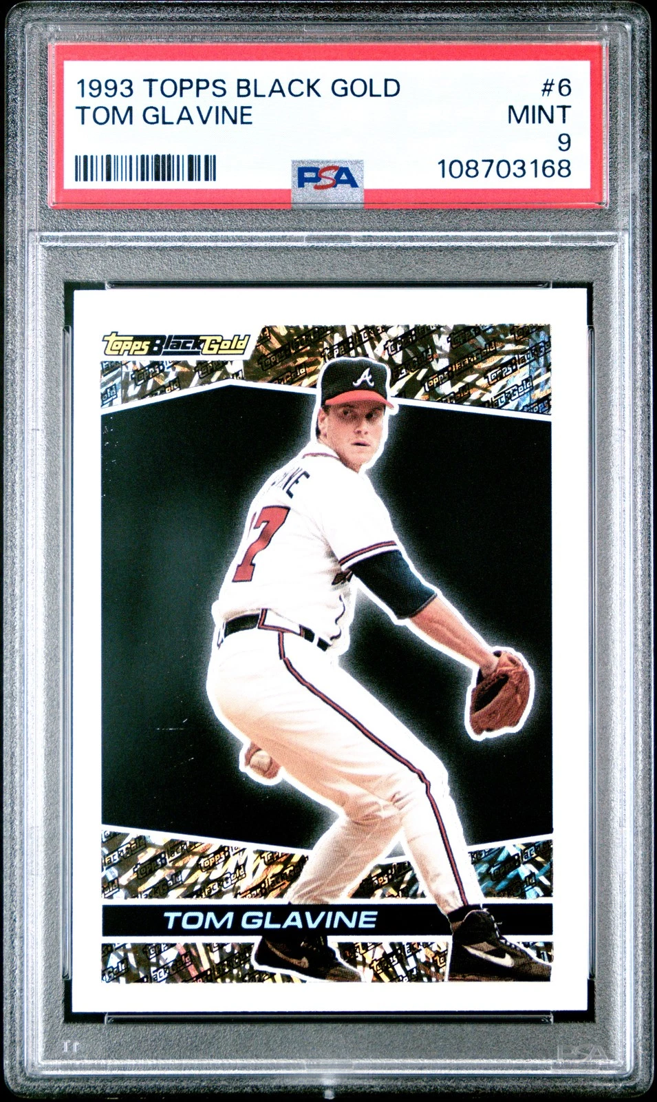 Tom Glavine trading card